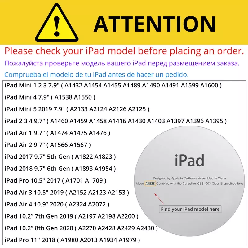 Untuk iPad Air 2 Air 1 Case Cover iPad 9.7 2018 2017 Tablet Kasus 5th 6th 7 8 9 10.2 Funda 360 Derajat Berputar Bahan Kulit Tritone
