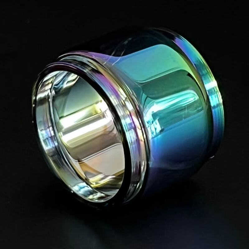 استبدال أنبوب زجاجي فقاعة قوس قزح ، شبكة Zeus X ، سلسلة Subohm Z ، مصباح ثنائي اللون ZX II ، زينة زجاجية ، 1: