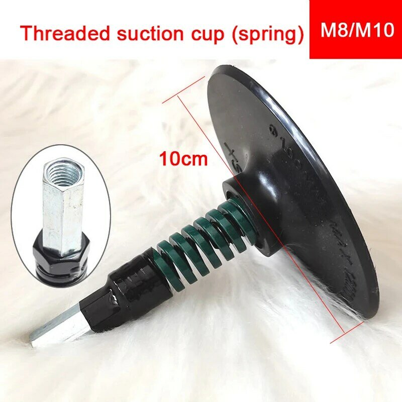 Black Suction Cup Adapter for Telescopic Linear Actuator with M6 M8 M10 3XLR Connector Reciprocating Device Attachments Parts