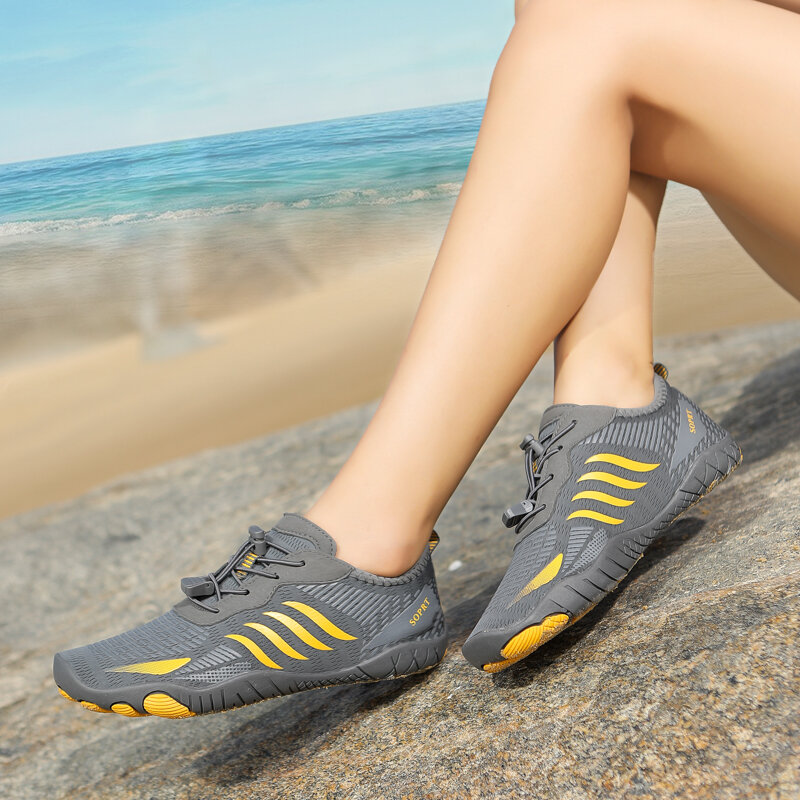 Unisex Barefoot Shoes Gym Sport Running Fitness Sneakers Outdoor Beach Water Sports Upstream Aqua Shoes Men Women Size 35-47