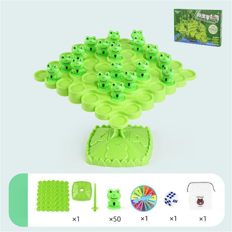 Balance Toy Board Game About Tree Frog Educational Number Toy Interactive Balancing Toy per ragazzi e ragazze in età prescolare bambini e adulti