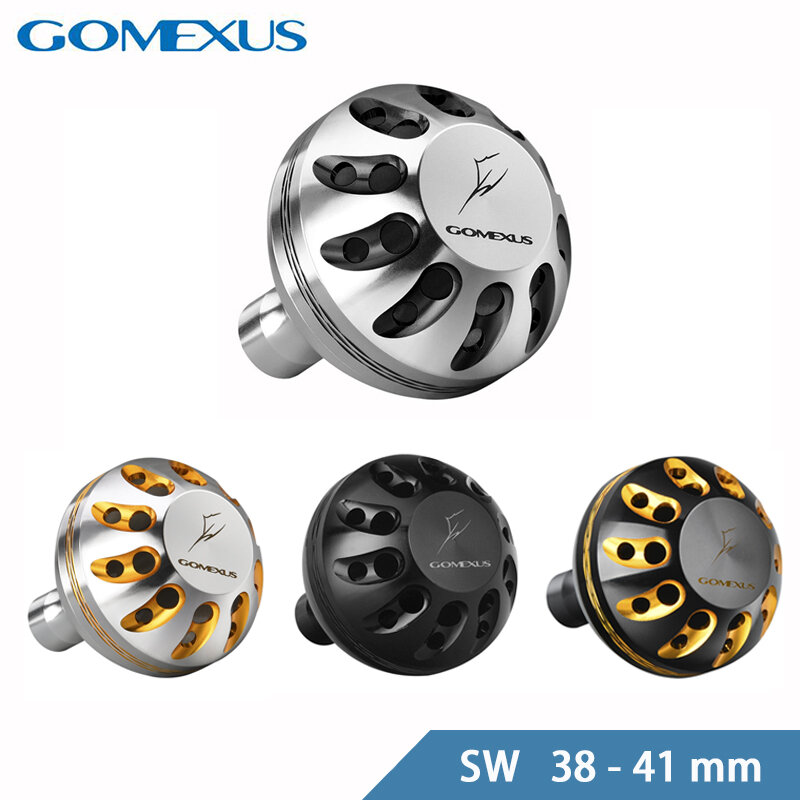 Gomexus uchwyt kołowrotka wędkarskiego 38mm dla SW pokrętło obrotowe dla shimano i kołowrotek Daiwa