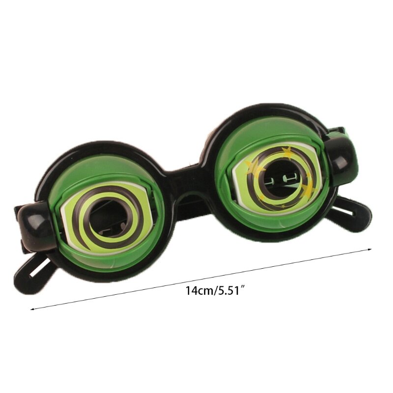 N80C نظارات مزحة مضحكة ألعاب رعب مقلة العين إسقاط النظارات لعبة عيون مجنونة للأطفال