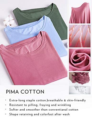 CRZ YOGA Pima-Chemises de sport en coton précieux pour femmes, pour athlétisme, yoga, course à pied, gym et entraînement