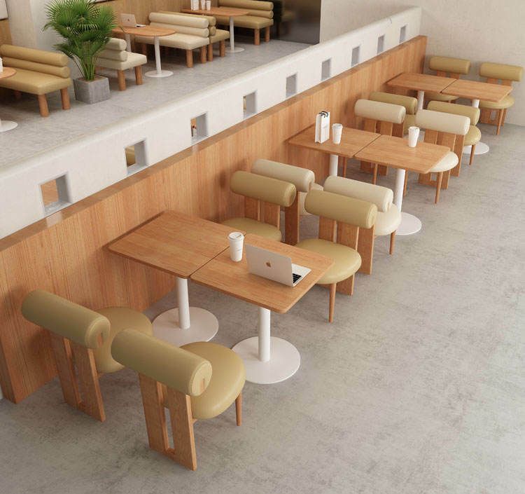 โต๊ะและเก้าอี้สำหรับร้านอาหารเฟอร์นิเจอร์ร้านกาแฟ