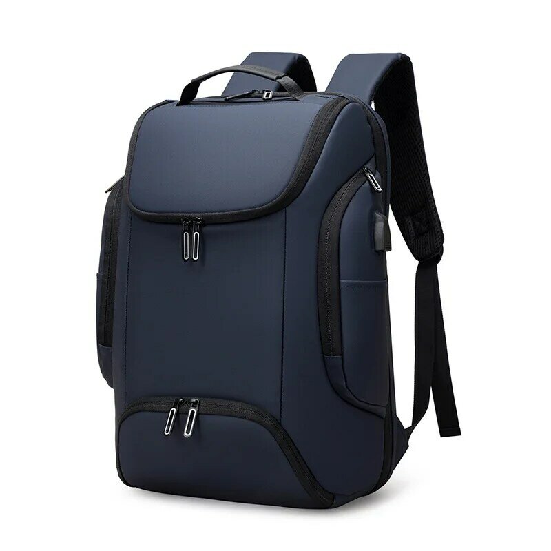 กระเป๋าเป้นักเรียนสะพายหลังชาร์จด้วย USB, กระเป๋าเป้สะพายหลังแบบสบายๆอเนกประสงค์กันน้ำกระเซ็นจุได้เยอะกันขโมย