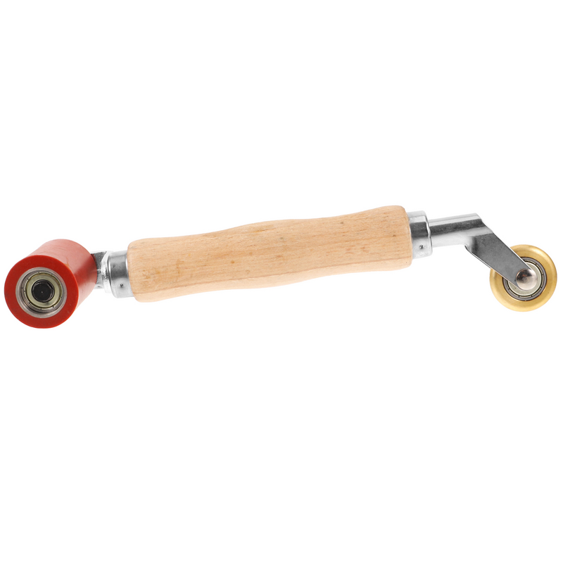 Seam Roller Wooden Handle Pressing Roller Quilting Wallpaper Roller Tool Hand Tool