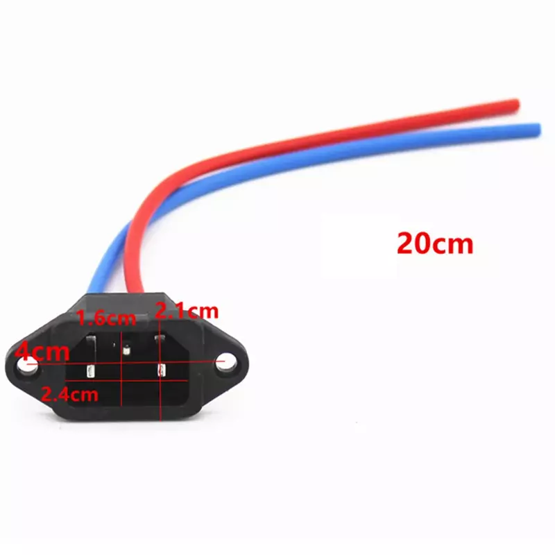 E-bike Plug Socket Charger Battery Connector Plug Electrical Motorcycle Parts Plug Socket Charger Universal Truck Brand New