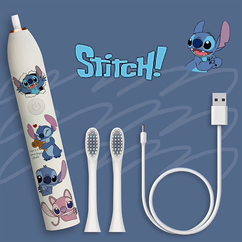 فرشاة أسنان كهربائية بغرزة لطيفة للأطفال ، حيوانات كرتونية ، آلية ، قابلة لإعادة الشحن ، مقاومة للماء ، ممتعة ، هدية لعبة