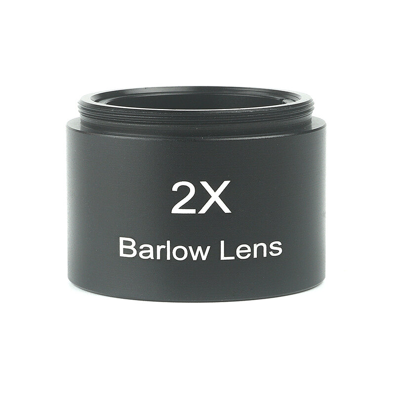 EYSDON 2X Barlow เลนส์1.25นิ้วโลหะเคลือบกระจกด้านหน้า M28 * 0.6มมสำหรับกล้องโทรทรรศน์