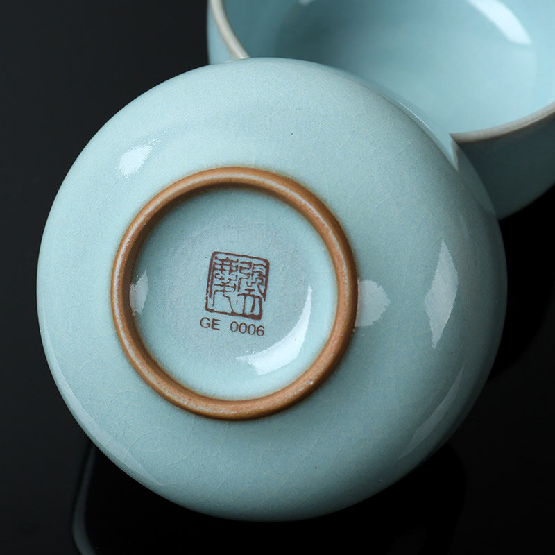 Service à thé Kung Fu en porcelaine Jiazhan Guanfu Kiln Ru, recommandé pour un pot et quatre pots, "Collection de Mawei Capital"
