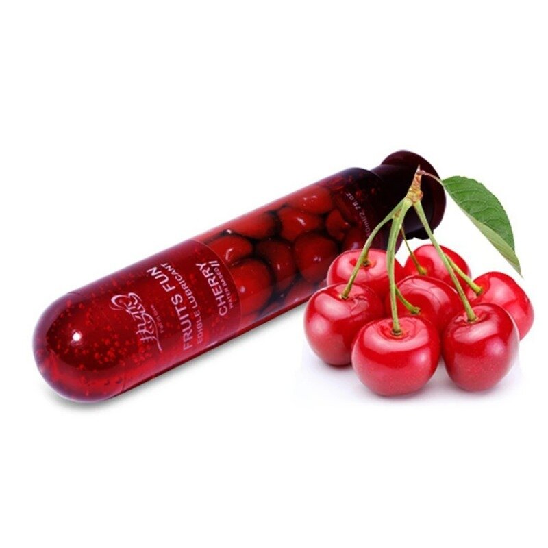Gel lubrifiant fruité lisse pour le corps sexuel adulte, saveur comestible, produit de santé sexuel parfait pour réchauffer les jouets sexuels de massage sensuel, 80ml