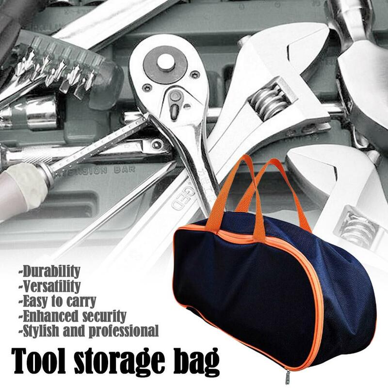 Multifunctional Portable Tool Bag Waterproof Oxford Cloth Storage Bag Storage Emergency Tool Kit for Small Metal Tool Bag X1O0