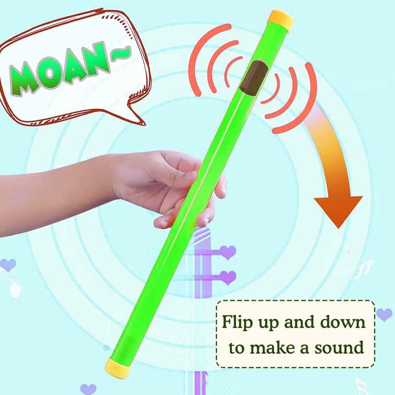 Groaning Tube 1 buah Novelty Magic Sound Tube lucu selongsong suara tabung suara Noise Stick noipembuat mainan untuk lelucon praktis A0p4