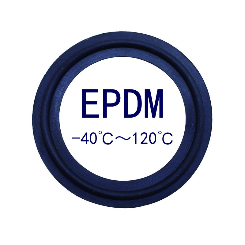 Potrójny zacisk Ferrule uszczelka 2 5 sztuk ISO wysokiej jakości ciśnienia sanitarnych żywności klasy podkładka uszczelniająca dla Homebrew krzemu PTFE FKM EPDM