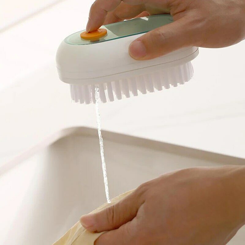 Wielofunkcyjna automatyczna szczotka do butów do dodawania mydła w płynie Szczotka do ubrań z miękkim włosiem Dozownik mydła w płynie