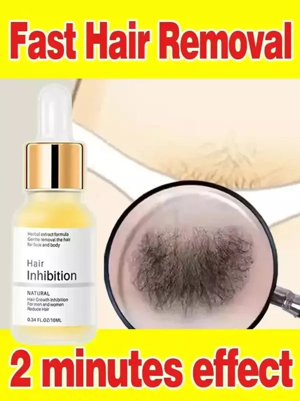 Crema depilatoria inibitore crescita dei capelli rimozione permanente inibitore barba Bikini gambe intime rimozione indolore ascella del corpo