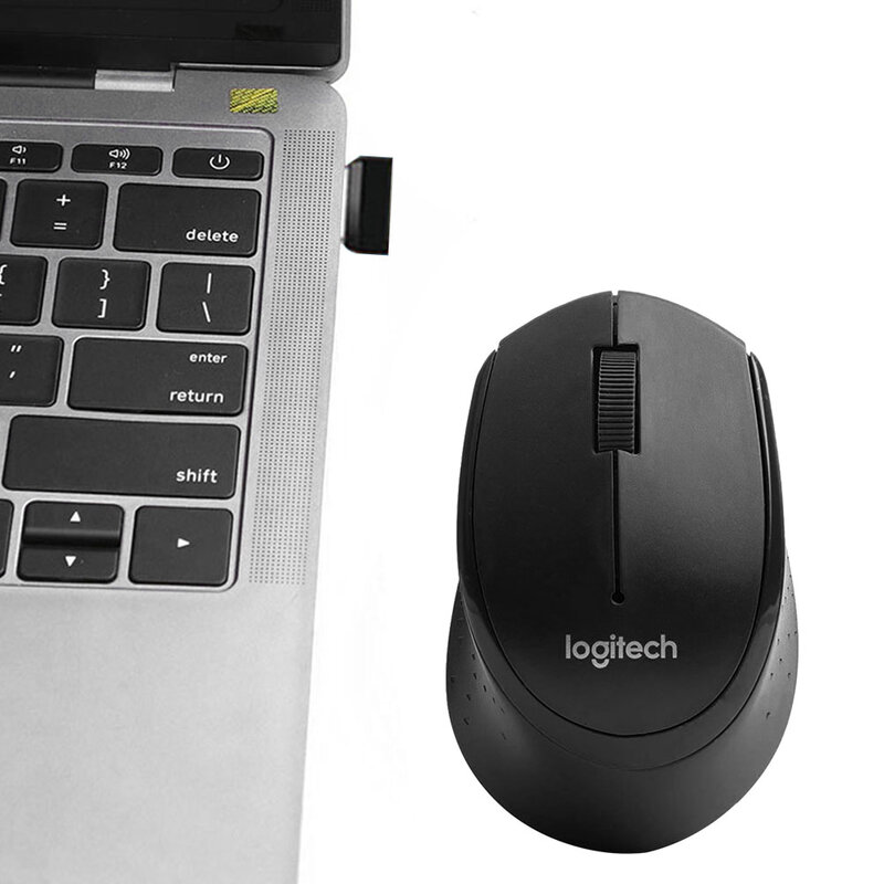 Logitech m330 drahtlose Maus leise Maus 1000dpi leise optische Maus 2,4 GHz mit USB-Empfänger Mäuse für Büro zu Hause mit PC