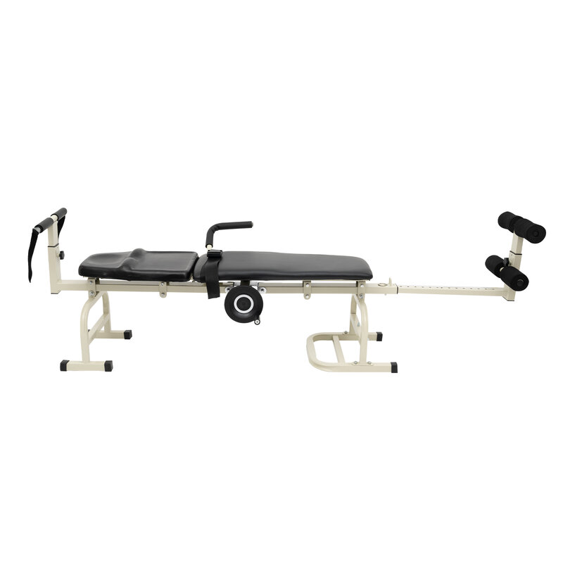 Dispositivo per lettino da massaggio per terapia pieghevole colonna vertebrale cervicale trazione lombare tavolo per allungamento del corpo strumento per allungamento lombare per colonna vertebrale cervicale