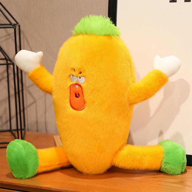 30/45cm Cartoon Plant Ugly Carrot Plush toy funny Simulation Vegetable Carrot Pillow Dolls Stuffed Soft Toys for Children Gift