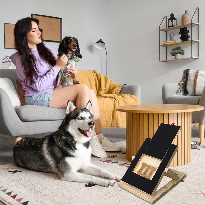 Papan goresan kuku kaki anjing antiselip papan gores kuku yang dapat diatur papan garuk anjing untuk anjing kecil papan arsip kuku hitam