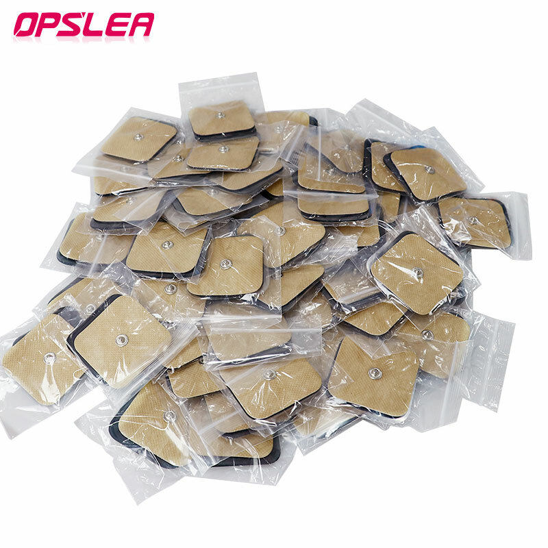 5x5cm Physiotherapy Tens Electrode ​Pads Conductive Gel Pulse Massager Sticker Electrical EMS Muscle Stimulator Massage Patches