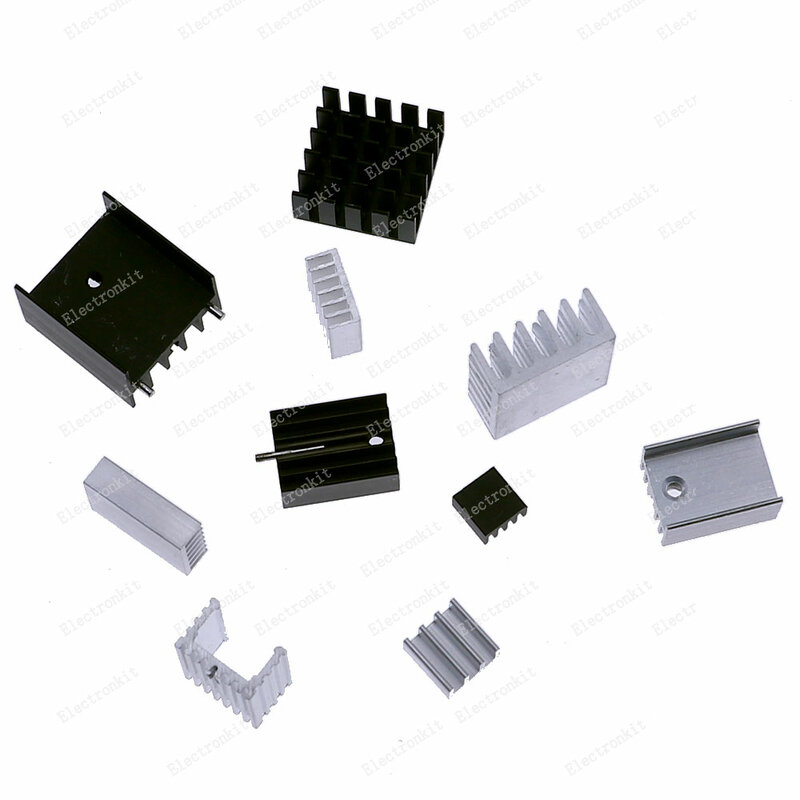33 قطعة عدة المبرد برودة بالوعة الحرارة التبريد التوت IC LED MOSFET الترانزستور SCR الجهد المنظم