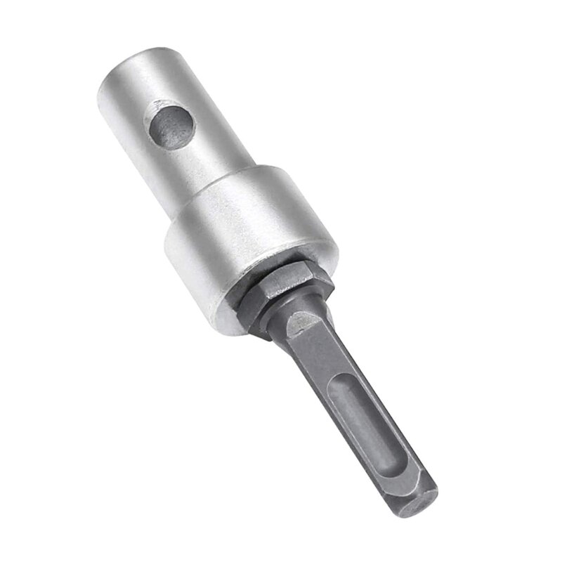 Adaptateur de mandrin de perceuse sans clé, tige ronde pour perceuse à percussion, filetage SDS-Plus à 1,2 ", M13 x 15mm