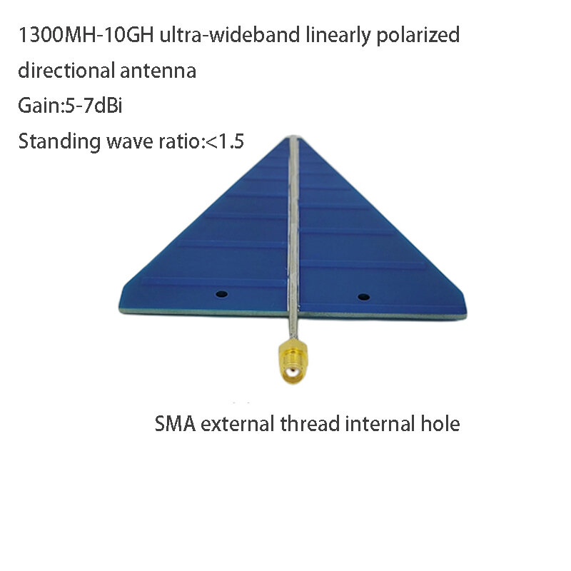 UWB 통나무 주기 안테나, 이미지 변속기 광대역 안테나, 1575MHz, 2.4GHz, 5.8GHz