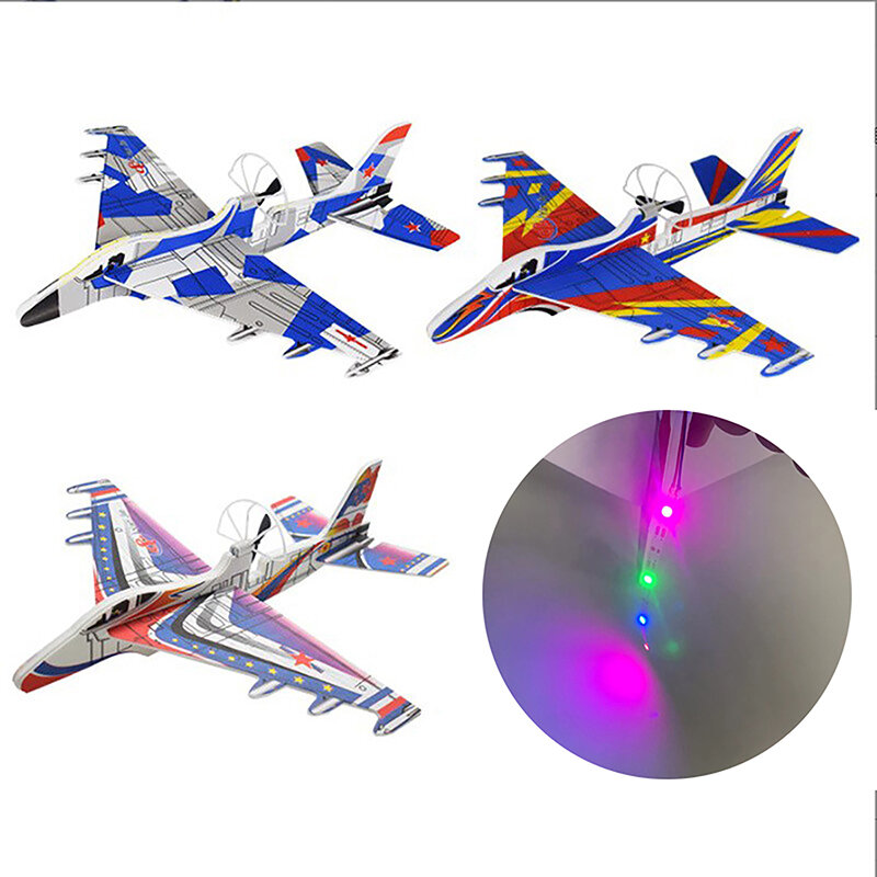 Plane Model Outdoor Toy Hot Foam Airplanes Capacitor Electric Plane Hand Launch Throwing Glider Aircraft Inertial Foam Toy