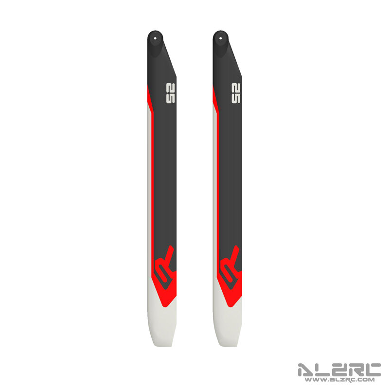 ALZRC R Series Helicopter 3K Carbon Fiber Main Blades 360MM 380MM 420MM 520MM 560MM for extreme 3D flight