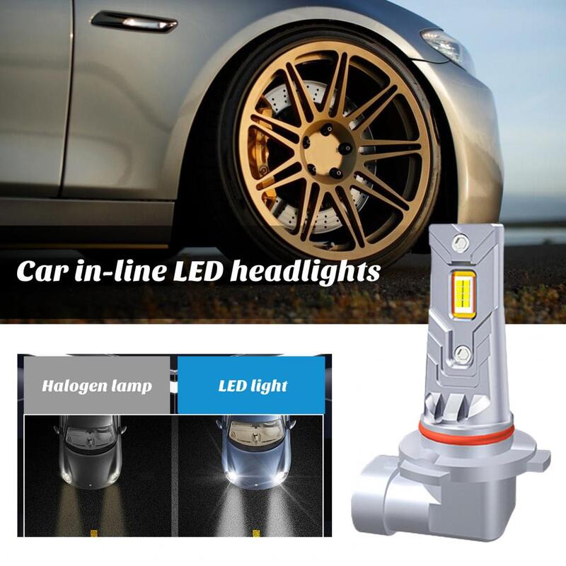 หลอดไฟหน้ารถ LED lampu depan LED H7ประสิทธิภาพสูง22000lm 600สว่างกว่าไฟหน้ารถปลั๊ก H7เล่นสำหรับรถยนต์