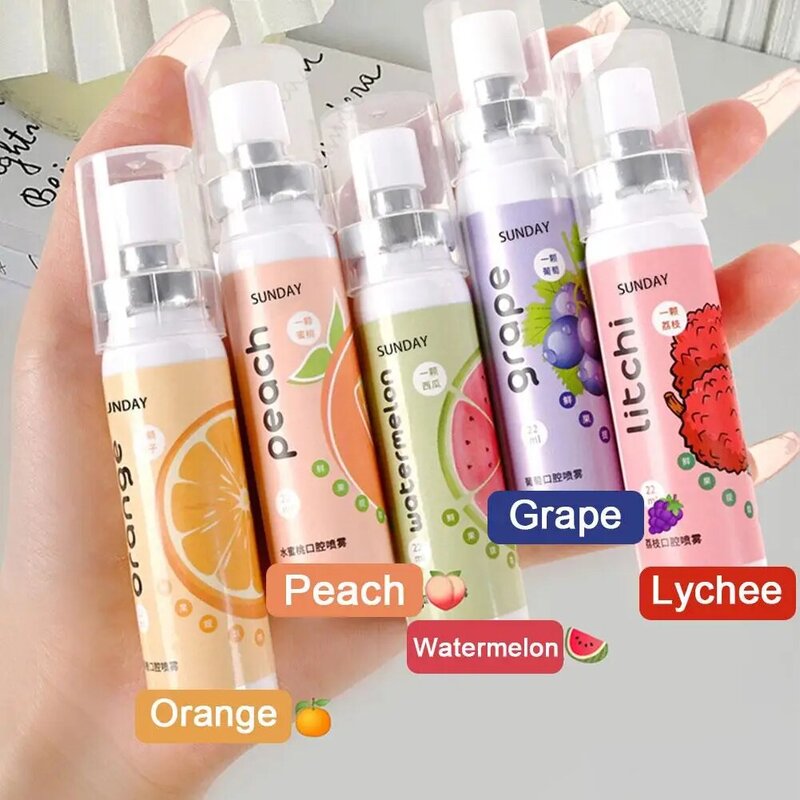Spray Oral De Frutas Frescas, Fragrância Persistente, Spray Respirador, 22ml, L3W1