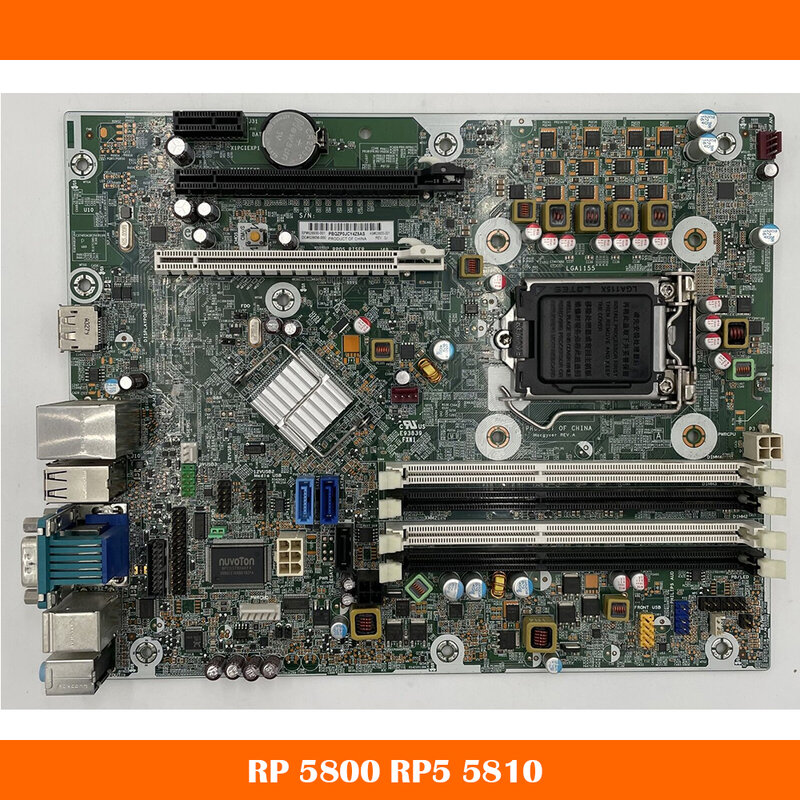 Placa base de sistema probada completamente para HP RP 5800 RP5 5810 628930-001 628655-001