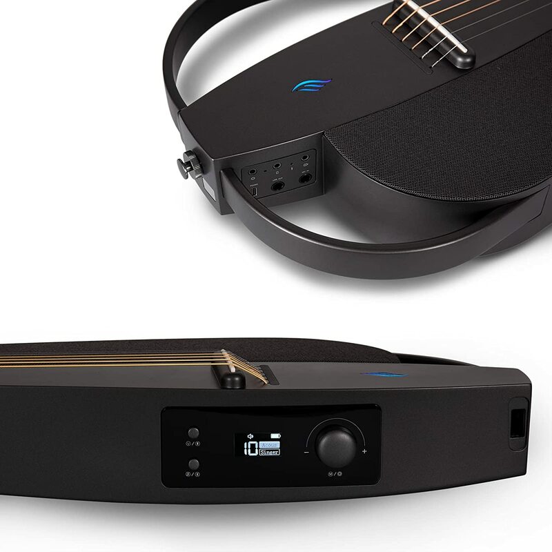 ENYA NEXG-Smart Audio JE38 pouces, en fibre de carbone, avec étui, iler sans fil, câble audio, sangle, câble de charge