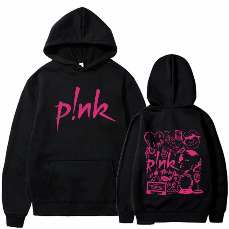Pink Singer Summer Carnival 2024 felpe uomo donna moda Harajuku felpa con cappuccio Vintage Casual felpe oversize cappotto fan regalo