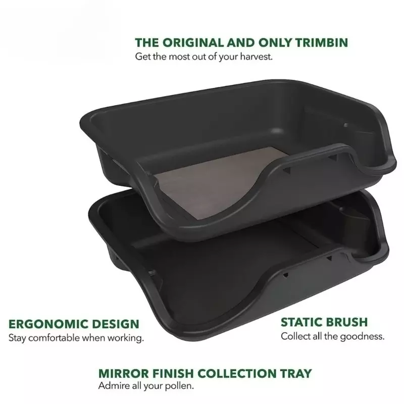 Plastic Trimming Tray Bin Set, 150 Micron Screen Mesh para Buds e Ervas, Fast Trimming Ferramenta de Trabalho, ABS, 40x32x13cm