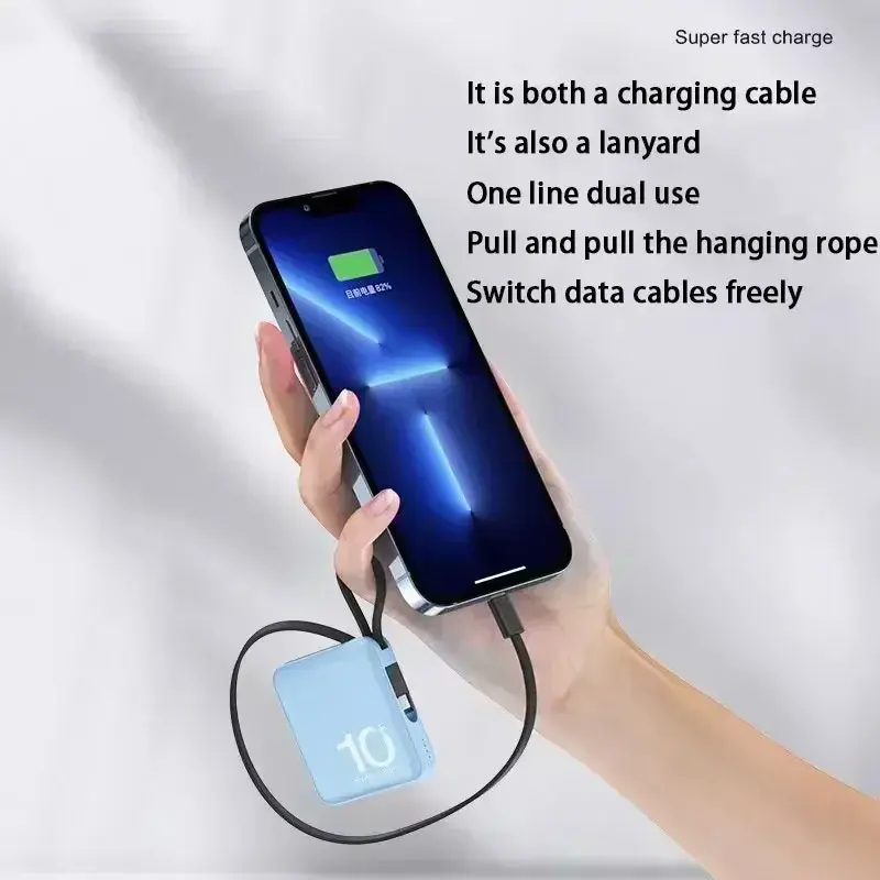 50000mah Power Bank Mini supers chnelle Aufladung tragbare externe Batterie pack Power bank Ersatz batterien für iPhone 14 Samsung Xiaomi