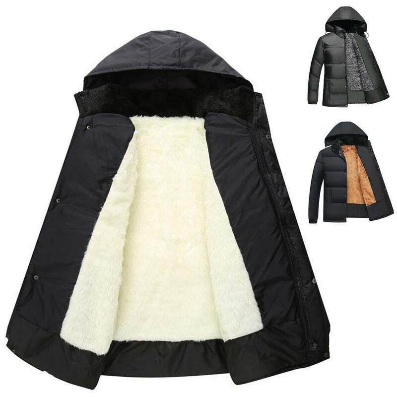 Thicken Long Sleeve Cold-proof Winter Quilting Down Coat for Camping