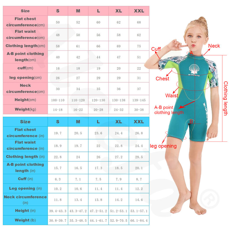 Детский неопреновый гидрокостюм для девочек 2,5 мм, зимний купальный костюм, короткий купальный костюм для серфинга, мокрый купальник для дайвинга