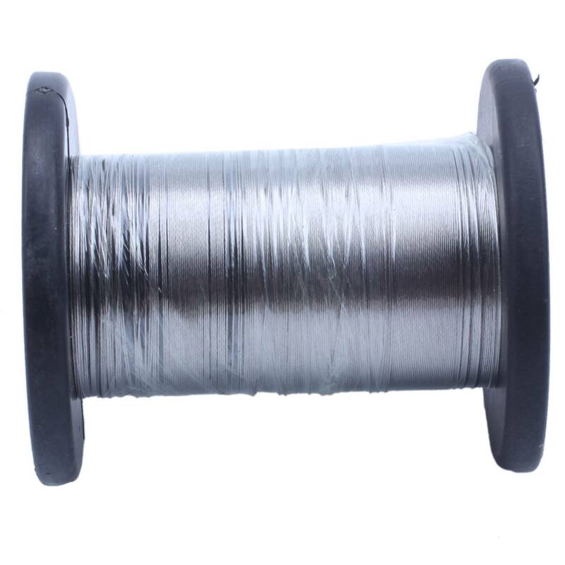 304 aço inoxidável Wire Roll, único cabo duro brilhante, 30m, 0.3mm