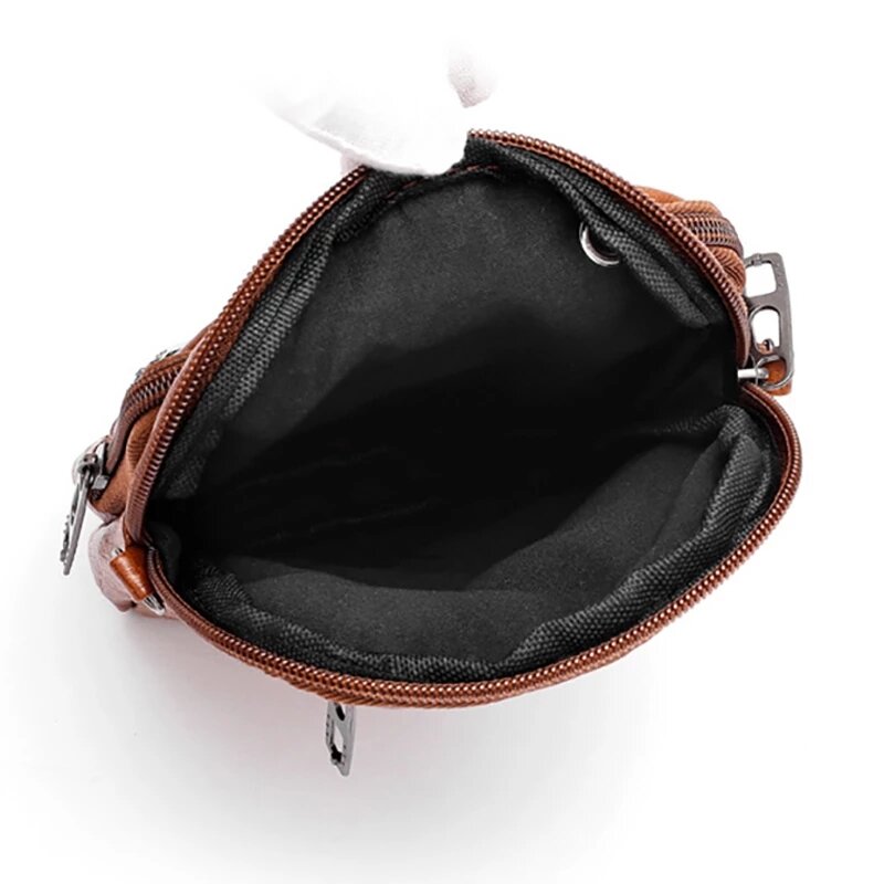 Tas tangan wanita Retro tas kurir bahu kulit lembut tas selempang ponsel multifungsi tas persegi dompet belanja Bolsa