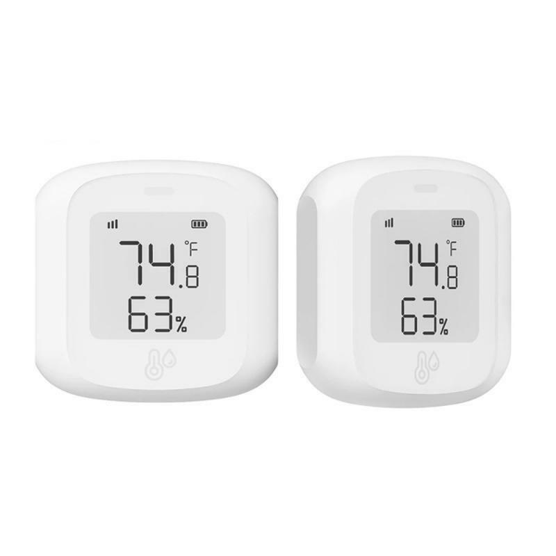 Tuya WiFi Zigbee Smart Temperature And Humidity Sensor Indoor Hygrometer Thermometer With LCD Display Support Alexa Google Home