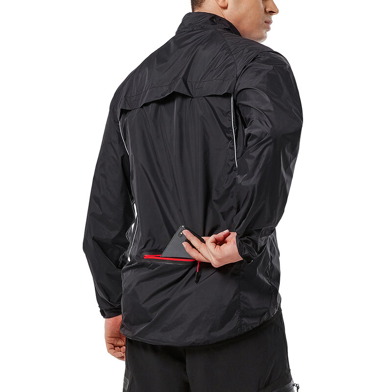 Mezza promozione prezzo giacca a vento da ciclismo da uomo giacca riflettente giacca da bici antivento giacca da campeggio da pesca resistente all'acqua