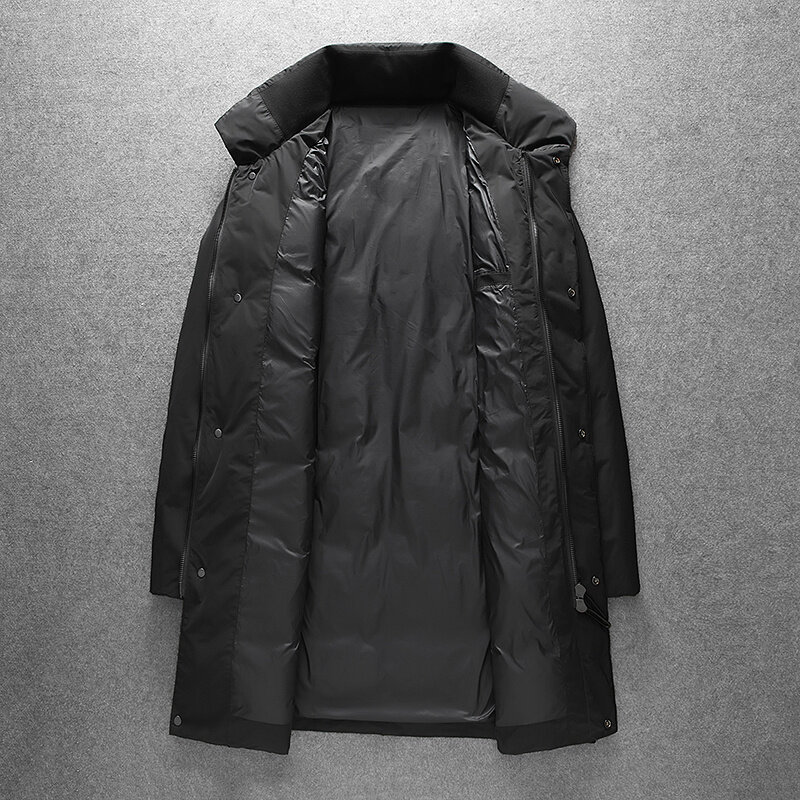 2023 nuovo arrivo giacca invernale da uomo cappotto di alta qualità 90% piumini d'anatra bianchi da uomo, parka addensati caldi alla moda