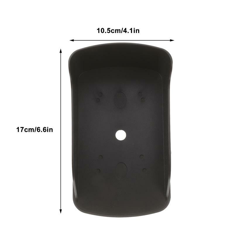 Pierścień Wifi przewodowy wideodomofon wodoodpornego dzwonka powłoka ochronna przeciwdeszczowego czarny plastikowy na zewnątrz dla maszyny do obsługi 17x10,5 cm