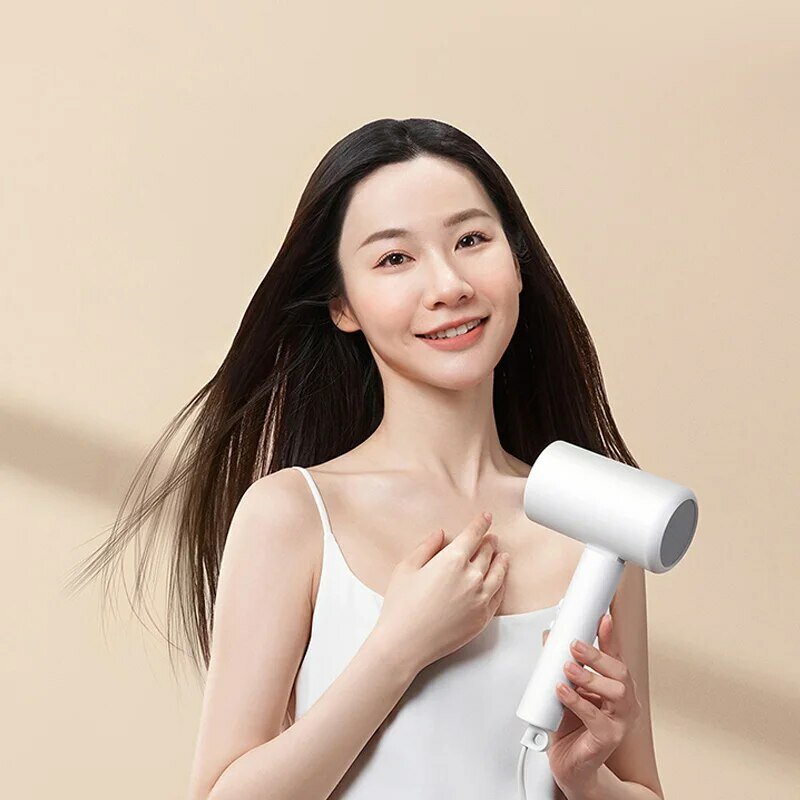 Xiaomi mijiaポータブルアニオンヘアドライヤーh101クイックドライプロの折りたたみ式1600w 5000万ネガティブロン家庭旅行ヘアケア