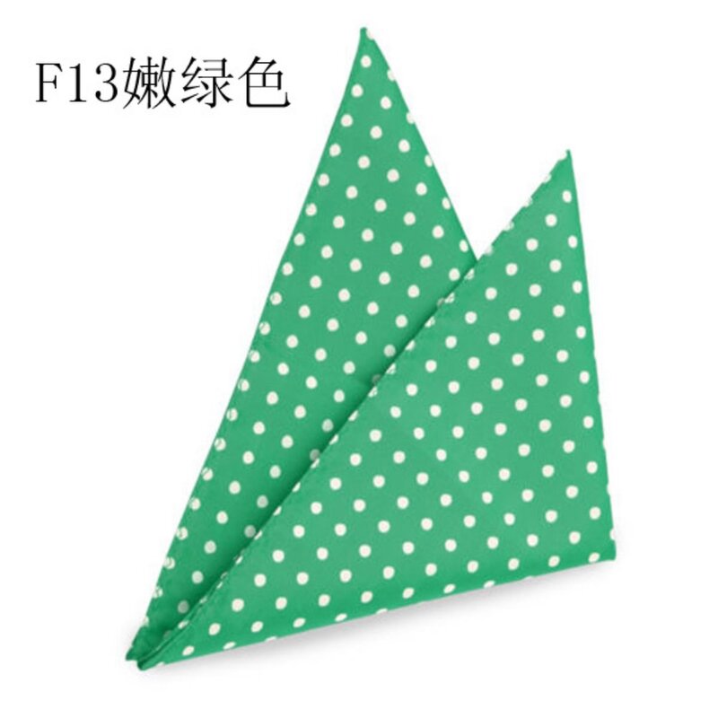 Free Shipping Ikepeibao Hanky Solid polka dots Men's Fashion Pocket Square Handkerchief Wedding Party Handkerchief