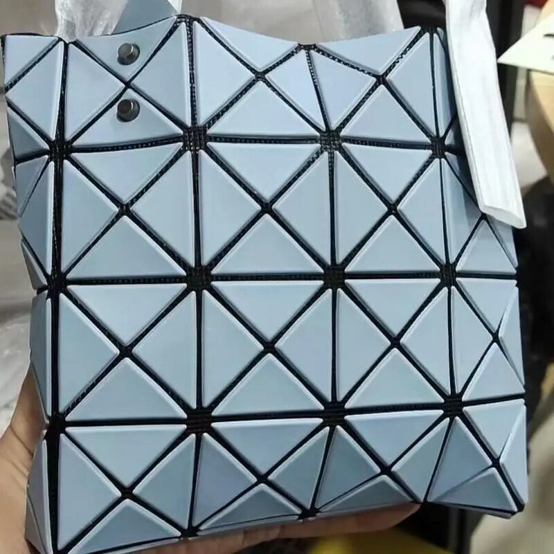 Mini caja de diamantes geométricos para el hogar, bolso de mano pequeño, cuatro cuadrículas, novedad de 2024