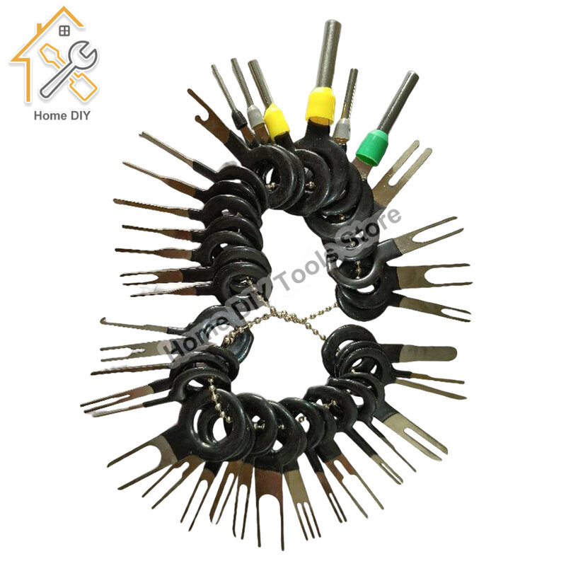 11-38pcs Car Terminal Removal Electrical Wiring Crimp Connector Pin Extractor Kit Automobiles Terminal Repair Hand Tools